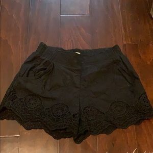 Black Lacey shorts